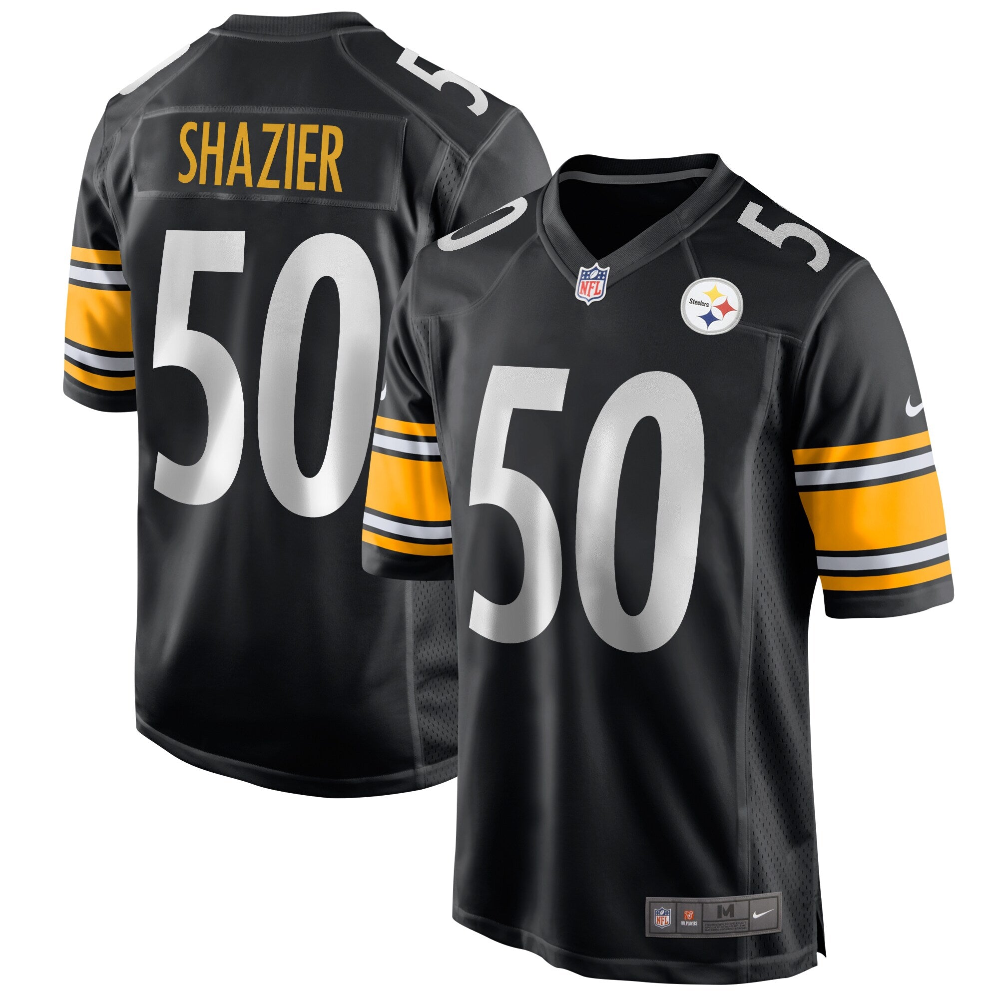 Nike Pittsburgh Steelers No50 Ryan Shazier Black Team Color Men's Stitched NFL Limited Tank Top Jersey